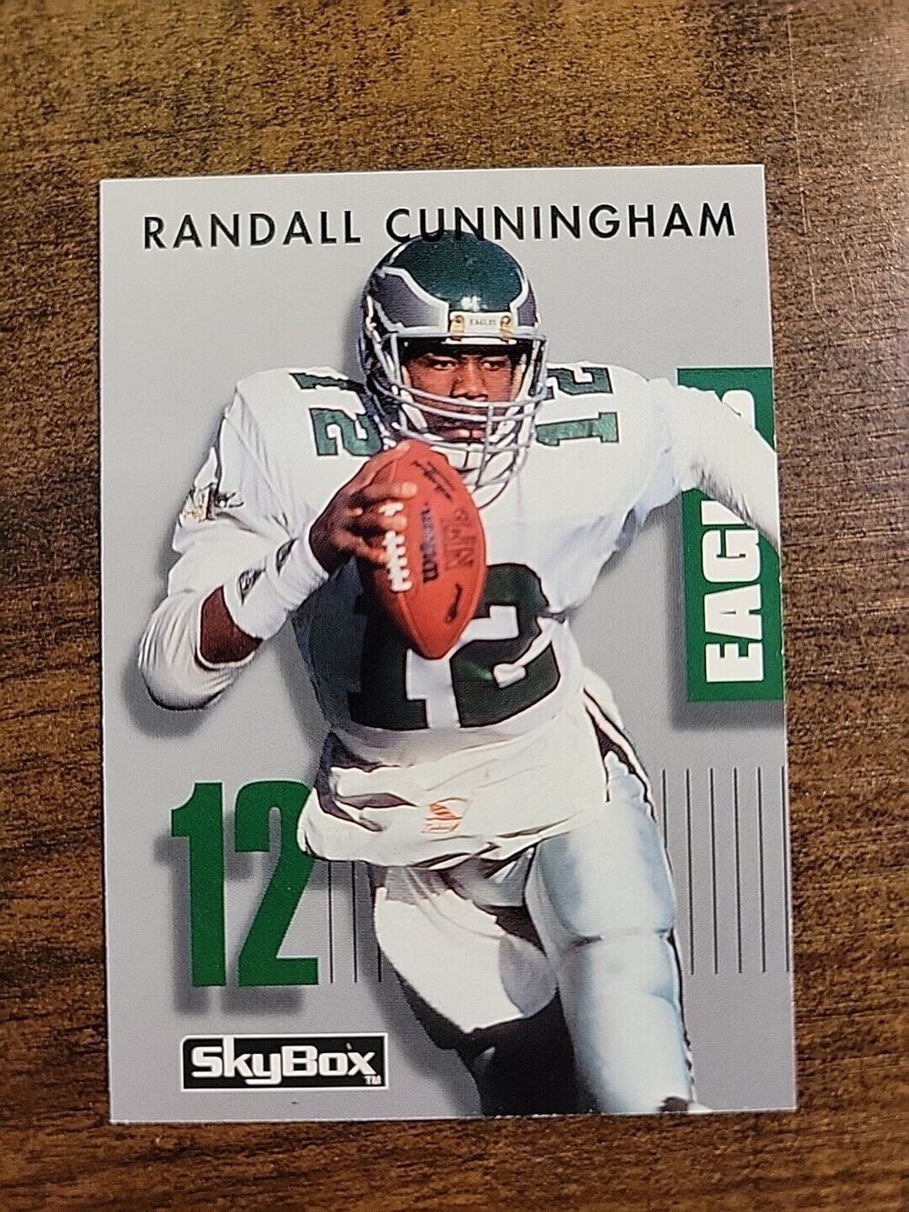 Randall Cunningham 1992 Skybox Primetime #300 - Eagles - NFL - Fresh Pull